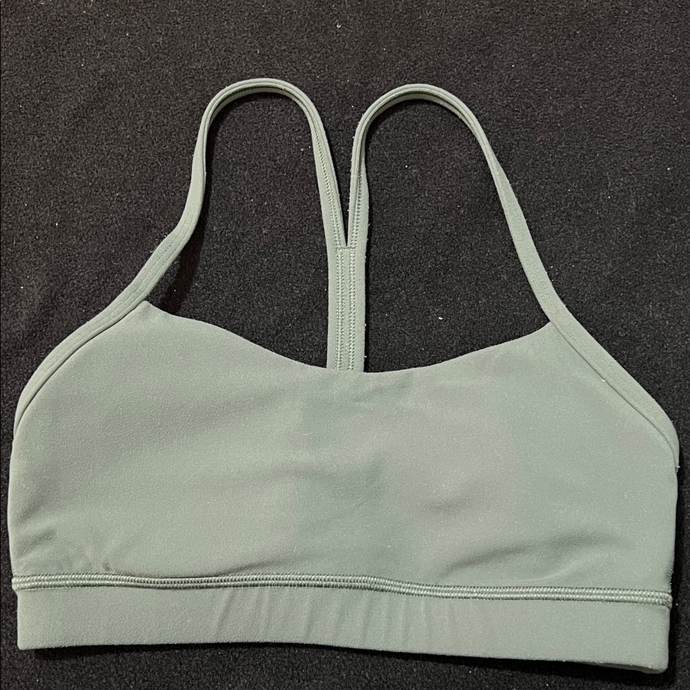 lululemon athletica Sage Green Thin-Strap Sports Bra